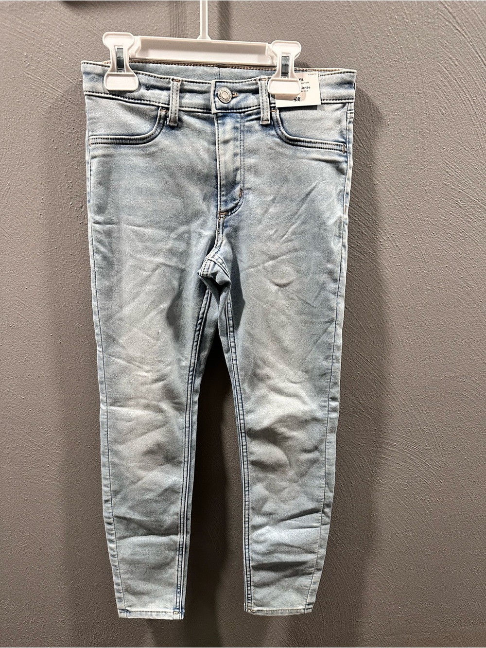 H&M Light Blue Stretch Skinny Jeggings